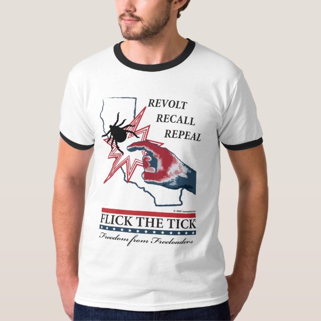 T-shirt Effleurez le coutil - édition de la Californie (Devant)