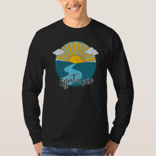 T-shirt Effort et facilité Yoga dire