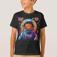 Éffrayant Astronaut Halloween Tête Citrouille bril