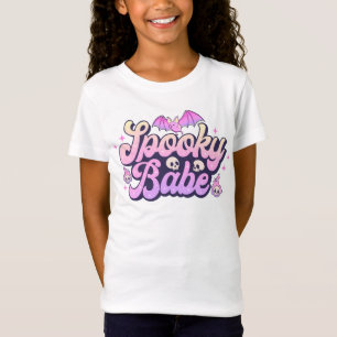 T-Shirt Éffrayant Babe mignonne Halloween
