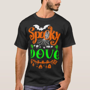 T-shirt Éffrayant Boo Halloween Animal Dove Giftidea
