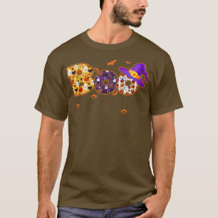 T-shirt Éffrayant Boo Spiders Ghost Citrouille Witch Casqu