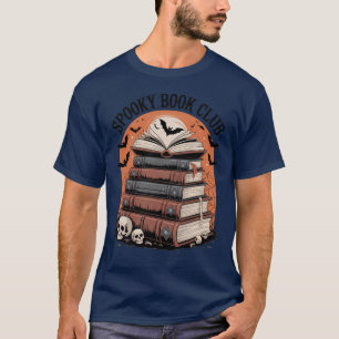 T-shirt Éffrayant Book Club Halloween Book Lover