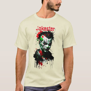 T-Shirt effrayant en encre clown