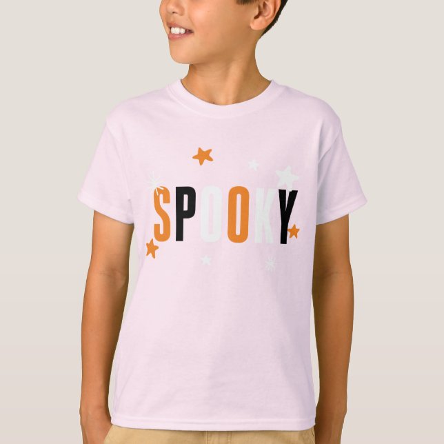 T-shirt ÉFFRAYANT Enfants Halloween mignonne chemise (Devant)