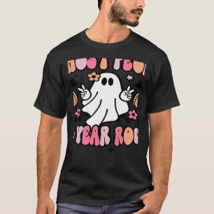T-shirt Éffrayant Floral Ghost People Toute L'Année Femmes