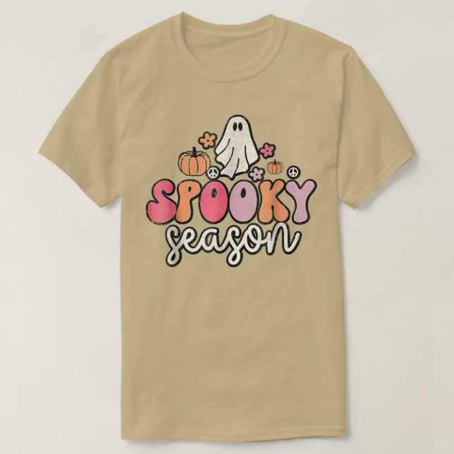 T-shirt Éffrayant GhostDistressed Super Ghost saison Éffra (Design devant)