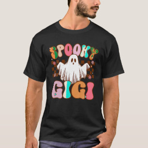 T-shirt Éffrayant Gigi Halloween Grand-mère Ghost Costume