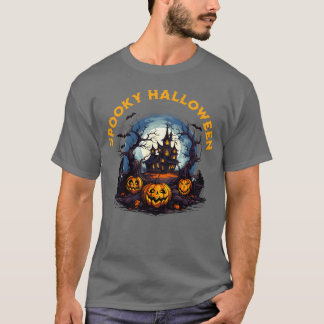 T-shirt Éffrayant Halloween