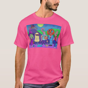 T-shirt Éffrayant Halloween Créatures sur l'illustration