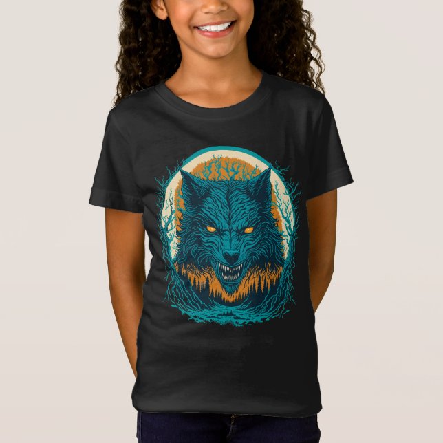 T-Shirt Effrayant loup-garou (Devant)