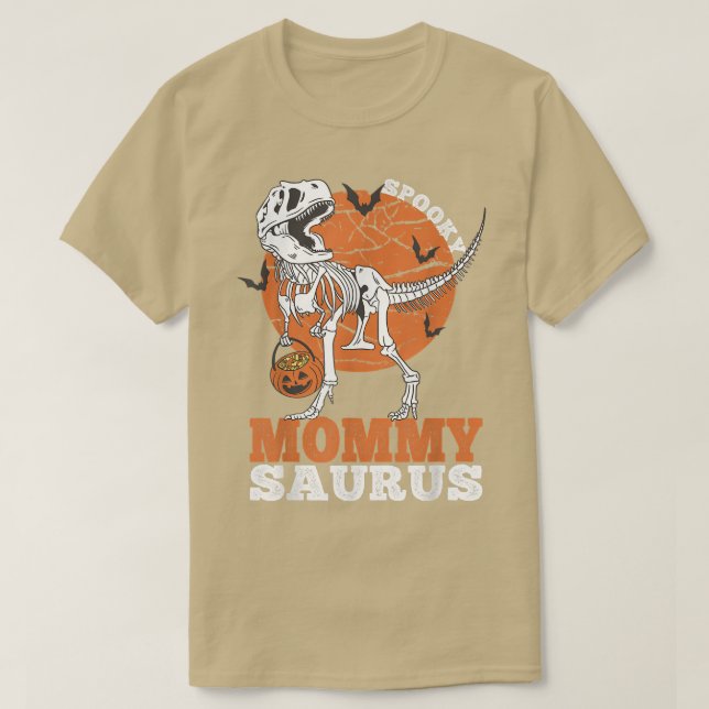 T-shirt Éffrayant Mommy Saurus Dinosaur Skeleton T re Citr (Design devant)