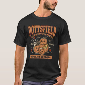 T-shirt Éffrayant Pottsfield Harvest Festival Citrouille V