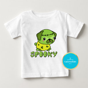 T-shirt éffrayant Puppy Cute Kids Halloween