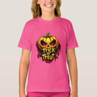 Éffrayant "Trick or Treat" Citrouille Halloween Ar