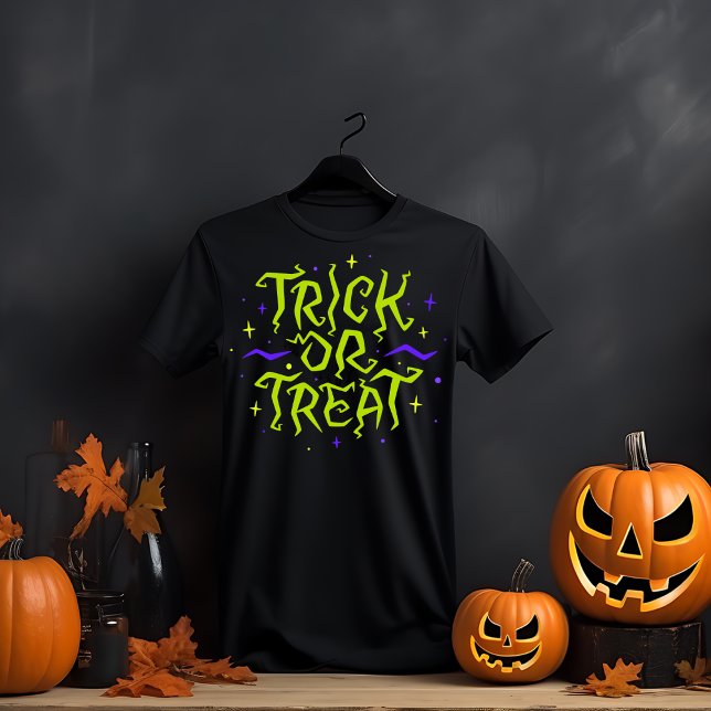 T-shirt Éffrayant Trick ou traitement Halloween (Créateur téléchargé)
