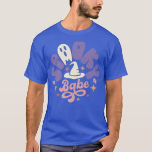 T-shirt Éffrayante Babe Retro mignonne Fille Fantôme Éffra