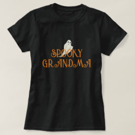 T-shirt Éffrayante grand-mère Halloween Black Tee