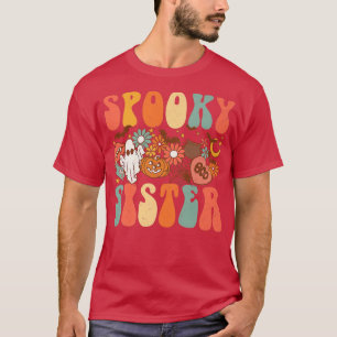 T-shirt Éffrayante Soeur Correspondante Chemise Rétro Hall