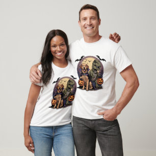 T-shirt Éffrayante T Rex Retriever Trick-or-Treat Shirt
