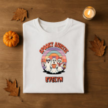 Éffrayante Tante fantôme rétro Halloween Femmes
