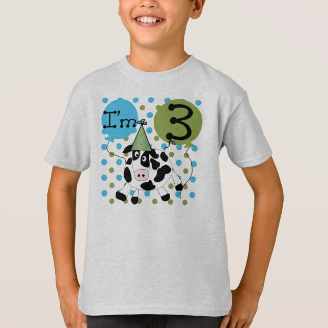 T-shirt Effrayez le 3ème anniversaire (Devant)