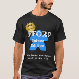 T-shirt EFORP 2025 10e anniversaire Deluxe Edition Bleu