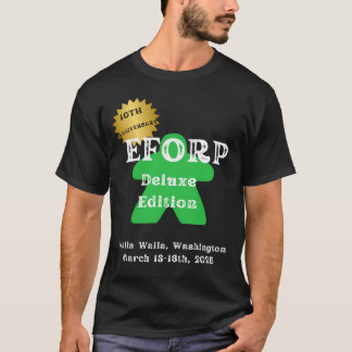 T-shirt EFORP 2025 10e Anniversaire Deluxe Edition verte