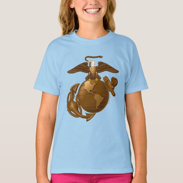 T-shirt EGA couleur complète - Bronze (Devant)