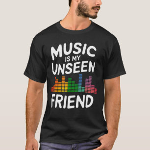 T-shirt Égaliseur de volume EQ La musique est mon ami invi