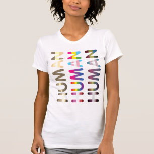 T-shirt Égalité humaine Tolérance de bonté Humanité