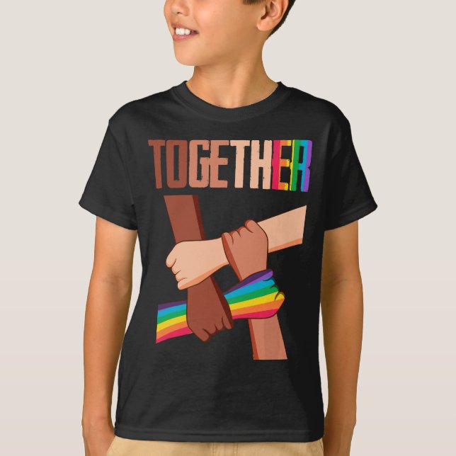 T-shirt Égalité Justice sociale Droits de l'homme (Devant)