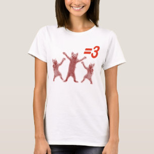 T-shirt égaux de danse 3 de chats