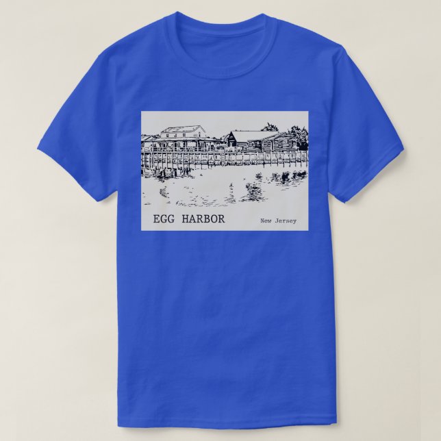T-shirt Egg Harbour New Jersey 1 (Design devant)