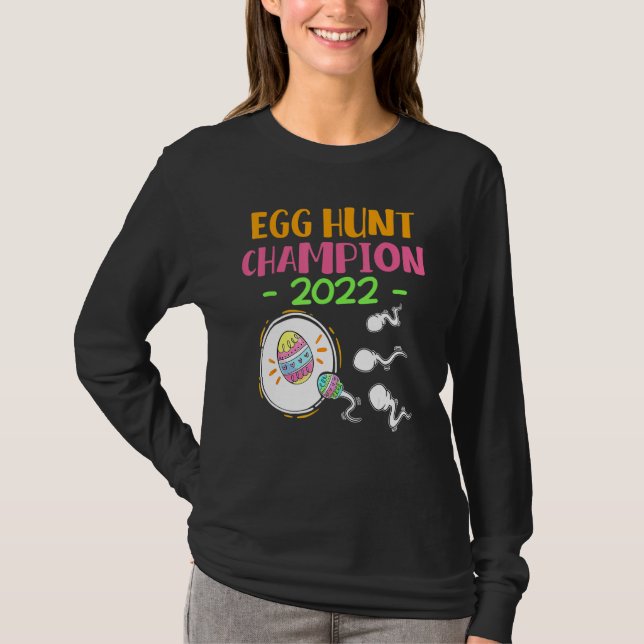 T-shirt Egg hunt champion 2022 (Devant)