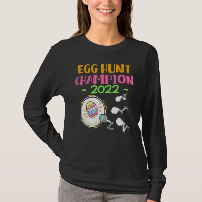 T-shirt Egg hunt champion 2022 (Devant)
