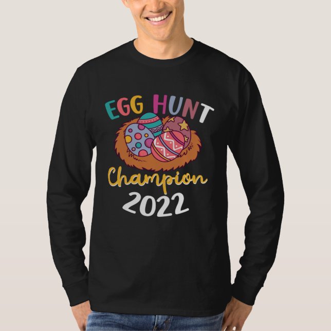 T-shirt Egg Hunt Champion 2022 Festival Easter Bird s Nest (Devant)