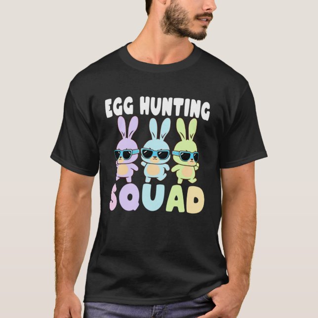 T-shirt Egg Hunting Squad  Easter Bunnies Egg Hunt (Devant)