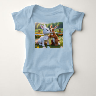 T - Shirt Egg zitierend Bunny Brigade: Ein Cartoon