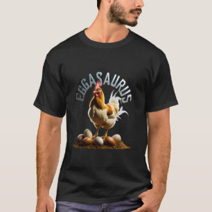 T-shirt Eggasaurus Propriétaire de poulet drôle Amateur Él
