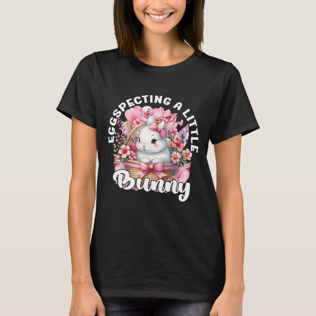 T-shirt Eggspecter Une Petite Grotte Florale Grossesse Rév (Devant)
