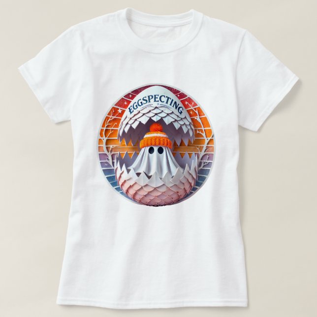 T-shirt Eggspecy Baby Faire-part - Halloween Thème (Design devant)