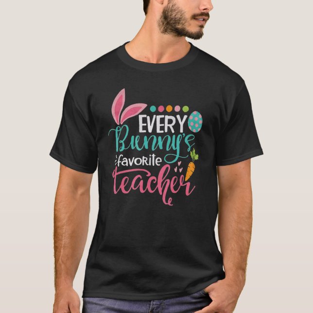 T-shirt Eggstra Costume d'enseignant spécial garderie Happ (Devant)