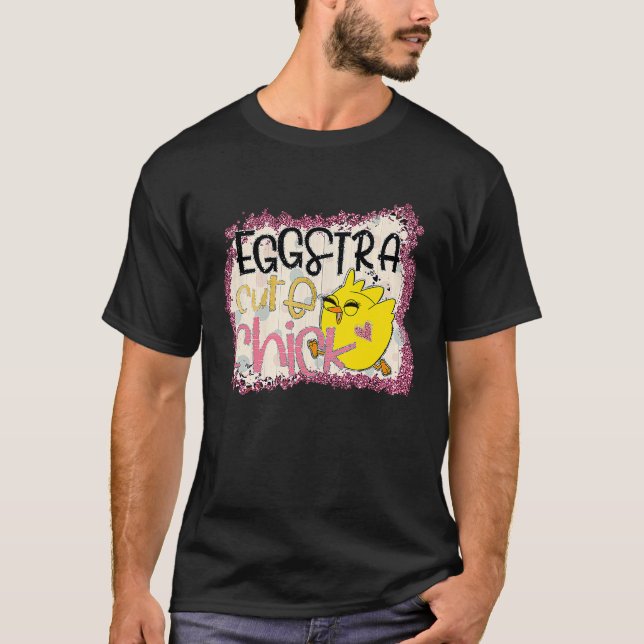 T-shirt Eggstra mignonne poussette d'oeuf mignonne pousset (Devant)