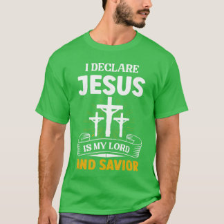 T-shirt Église Biblique Religieuse Jésus Est Mon Seigneur
