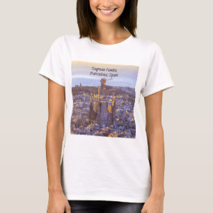 T-shirt Église catholique de la Sagrada Familia, Barcelone