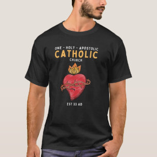 T-shirt Église catholique romaine Sacré-Coeur Don