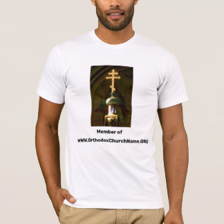 T-shirt Église chrétienne orthodoxe Croix à trois bars