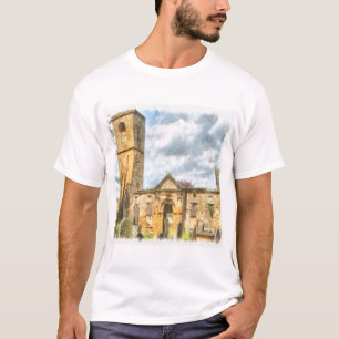 T-shirt Église de l'architecture gothique de la Sainte Tri