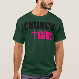 T-shirt Eglise Fille chrétienne Foi Foi Dévout